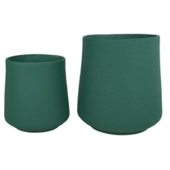 Vasi in Ossido di Magnesio, 5 Colorazioni, Set da 2