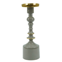 Candelabro in Alluminio H.28 cm, 2 Colori