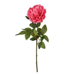 Fiore Peonia Artificiale H.72 cm, 3 Colori