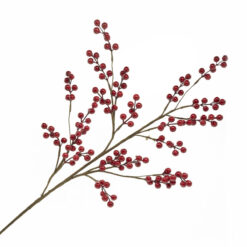 Pick Natalizio con Bacche Rosse 80 cm, 2 Colori