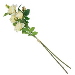 Fascio di Rose Artificiali con Boccioli 75 cm, 3 Colori