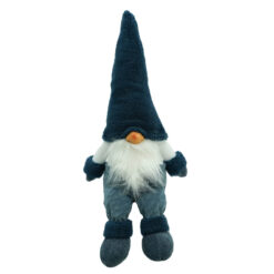 Gnomo di Natale Seduto con Barba H.66 cm