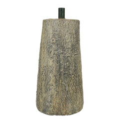 Base Tronco per Albero di Natale in Cemento Effetto Legno, 2 Misure