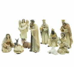 Natività 11 Pezzi in Poliresina H.20 cm