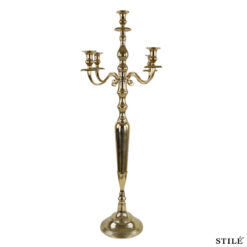 Candelabro Oro a 5 Bracci in Alluminio - 3 Misure