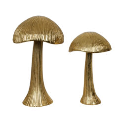 Fungo Decorativo Oro in Alluminio - 2 Misure